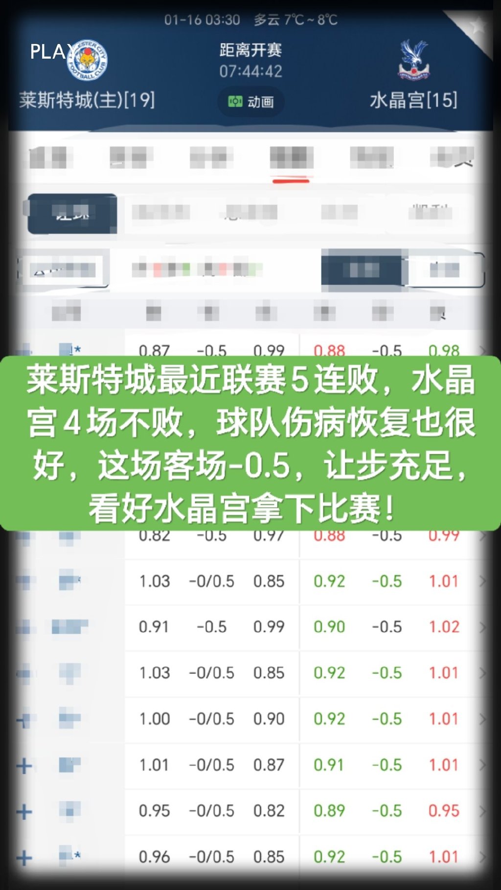 水晶宫客场大胜莱斯特城，喜获宝贵三分