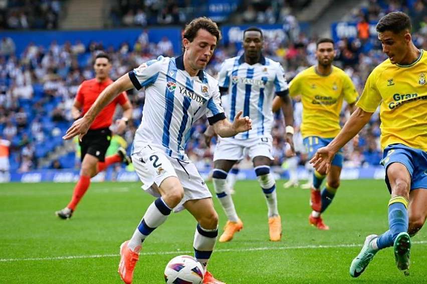 利记-皇家社会前锋完美补射得分，锁定胜局