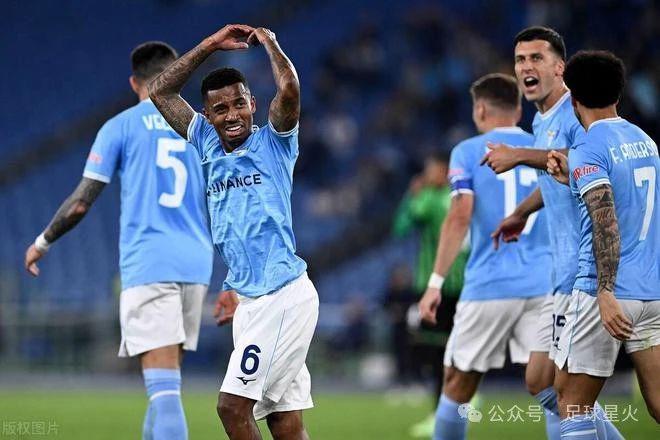 利记-拉齐奥队在客场比赛中战胜对手